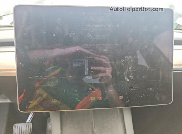 7SAYGDEE2SF301273 2025 TESLA MODEL Black Vista del cuadro de instrumentos