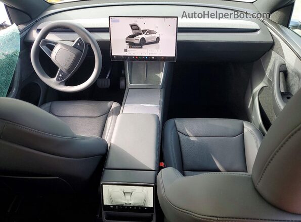 7SAYGDEE2TF570844 2026 TESLA MODEL White წინა პანელის ხედი