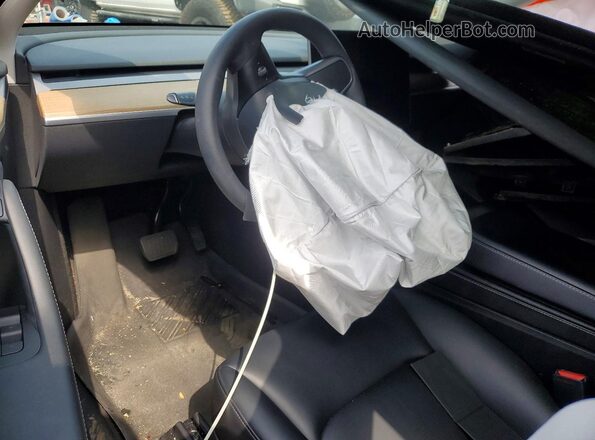 7SAYGDEE3NA014980 2022 TESLA MODEL Black Dashboard view
