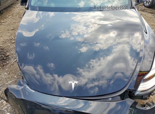 7SAYGDEE3NA014980 2022 TESLA MODEL Black Rear interior view