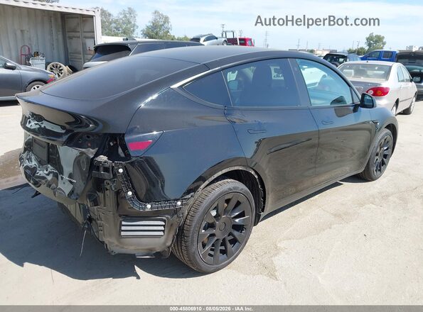 7SAYGDEE3NF359378 2022 TESLA MODEL Y Black Հետևի աջ