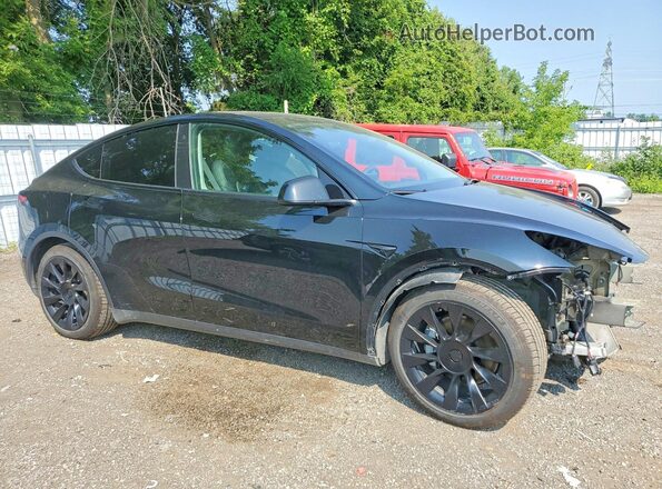 7SAYGDEE3NF421698 2022 TESLA MODEL Black წინა მარჯვენა
