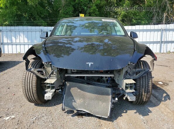 7SAYGDEE3NF421698 2022 TESLA MODEL Black წინა ხედი
