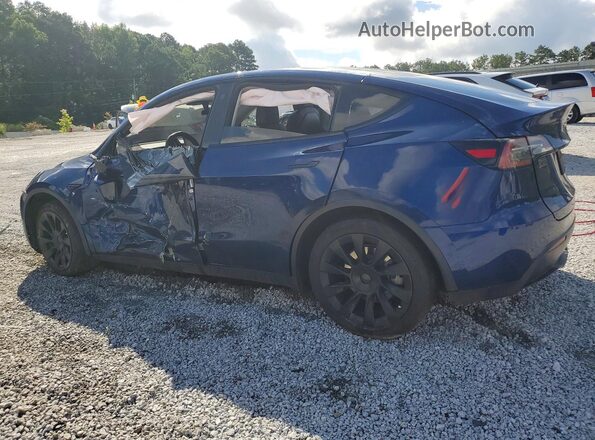 7SAYGDEE3NF481609 2022 TESLA MODEL Blue Trasero izquierdo