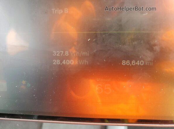 7SAYGDEE3NF481609 2022 TESLA MODEL Blue Vista del cuadro de instrumentos