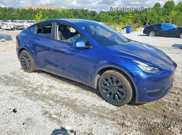 7SAYGDEE3NF481609 2022 TESLA MODEL Blue Delantero derecho