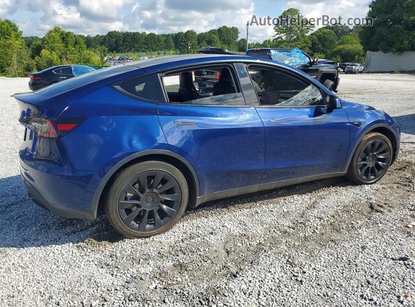 7SAYGDEE3NF481609 2022 TESLA MODEL Blue Trasero derecho