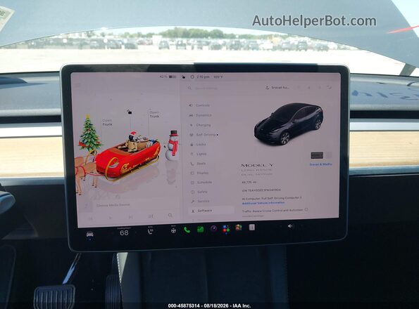 7SAYGDEE3PA040904 2023 TESLA MODEL Y Gray 