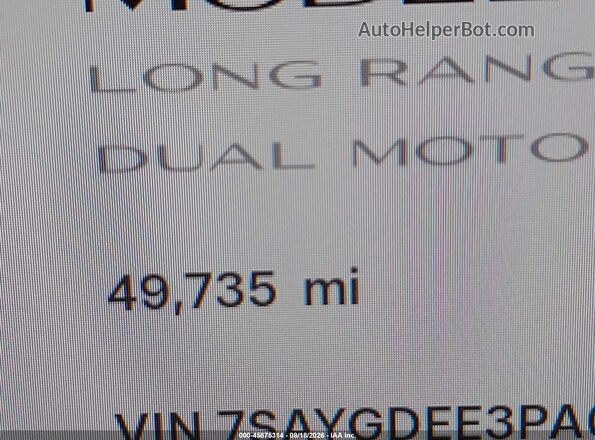 7SAYGDEE3PA040904 2023 TESLA MODEL Y Gray 