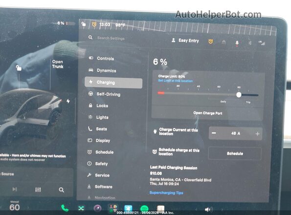 7SAYGDEE3PA137620 2023 TESLA MODEL Y Серый 
