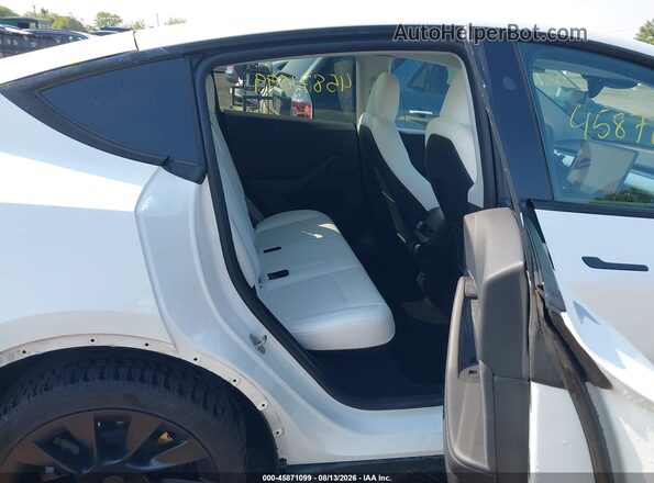 7SAYGDEE3PA178555 2023 TESLA MODEL Y White Вид наклейки з VIN-кодом
