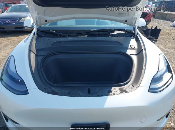 7SAYGDEE3PA178555 2023 TESLA MODEL Y White Вид ззаду