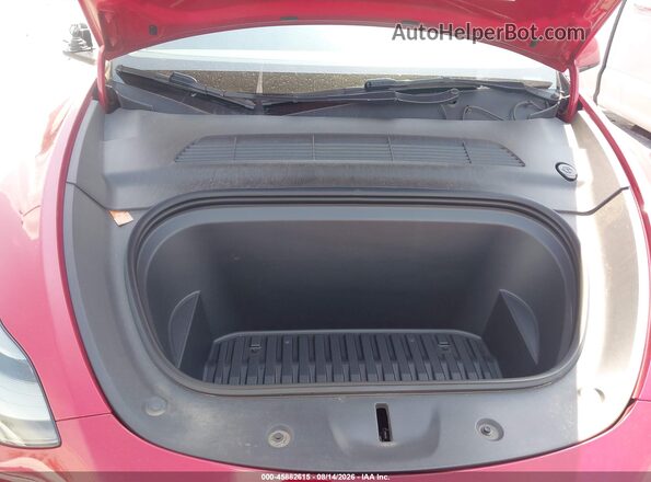 7SAYGDEE3PF703942 2023 TESLA MODEL Y Red Հետևի տեսք