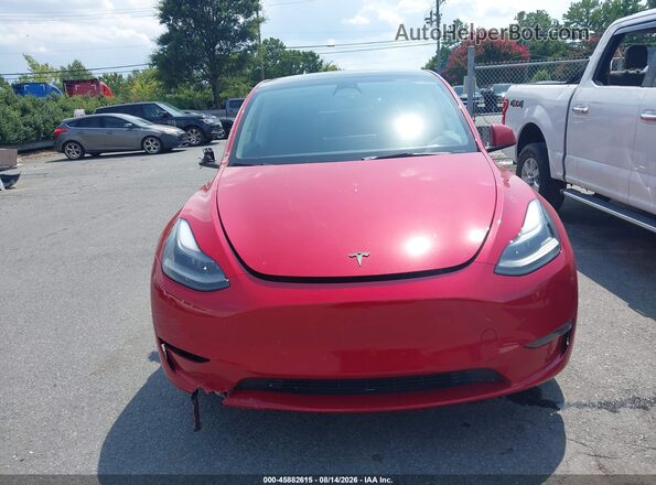 7SAYGDEE3PF703942 2023 TESLA MODEL Y Red Սարքավորումների վահանակի տեսք