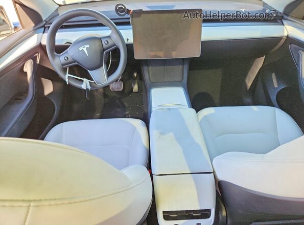 7SAYGDEE3PF751229 2023 TESLA MODEL White Вид панелі приладів