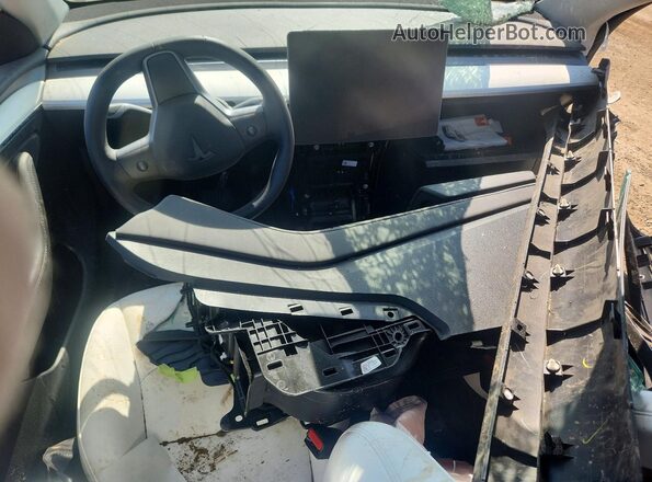 7SAYGDEE3PF794422 2023 TESLA MODEL Black Вид панелі приладів