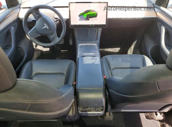 7SAYGDEE3PF883990 2023 TESLA MODEL Red Առջևի վահանակի տեսք