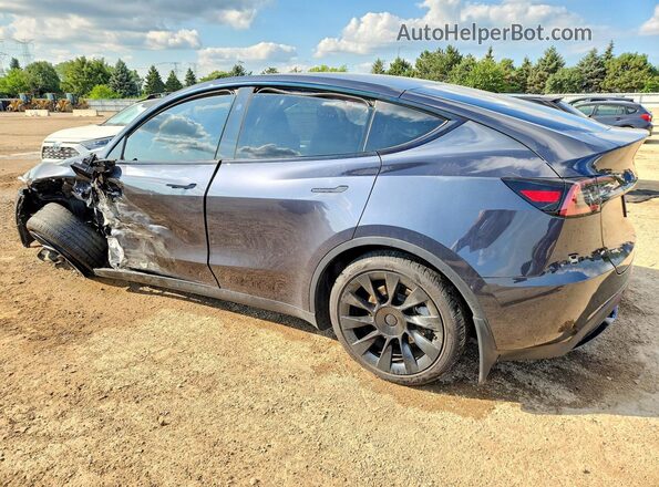 7SAYGDEE3RA249675 2024 TESLA MODEL Gray Rear left