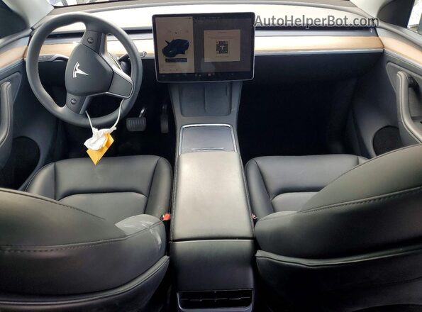 7SAYGDEE3RA291666 2024 TESLA MODEL Blue წინა პანელის ხედი
