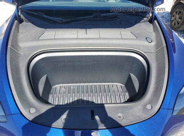 7SAYGDEE3RA291666 2024 TESLA MODEL Blue უკანა სალონის ხედი