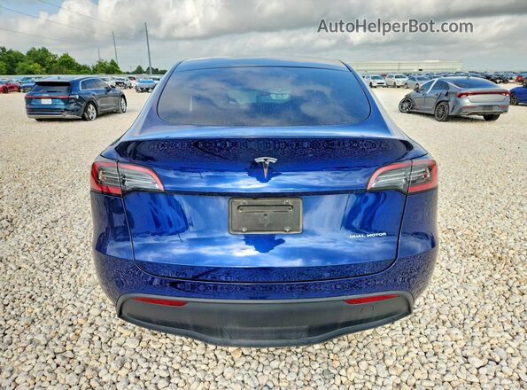 7SAYGDEE3RA316968 2024 TESLA MODEL Blue უკანა ხედი