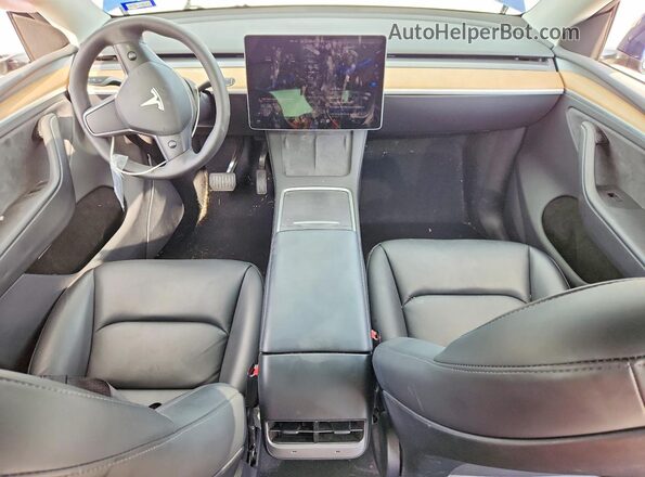 7SAYGDEE3RA316968 2024 TESLA MODEL Blue წინა პანელის ხედი