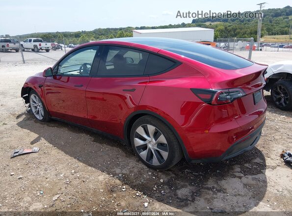 7SAYGDEE3RF025759 2024 TESLA MODEL Y Красный Задняя левая четверть