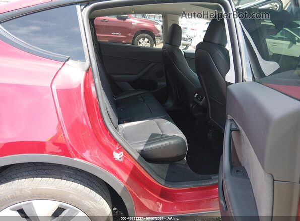 7SAYGDEE3RF025759 2024 TESLA MODEL Y Красный Вид наклейки с VIN-кодом
