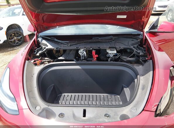7SAYGDEE3RF025759 2024 TESLA MODEL Y Красный Вид сзади