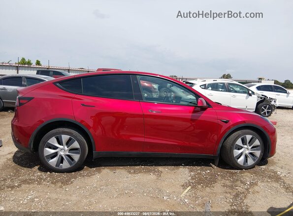 7SAYGDEE3RF025759 2024 TESLA MODEL Y Красный Панорамный вид салона 360°