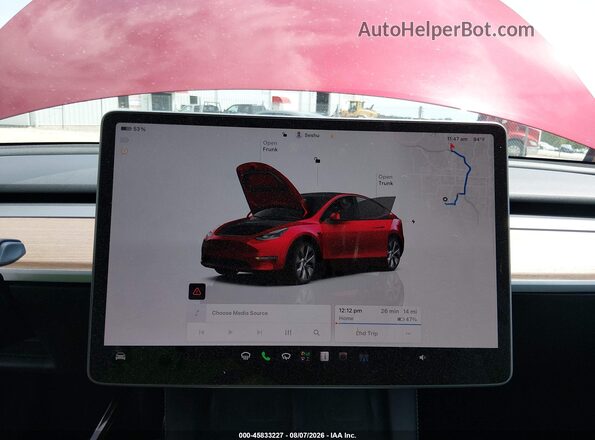 7SAYGDEE3RF025759 2024 TESLA MODEL Y Красный 