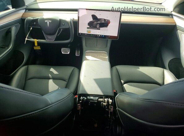 7SAYGDEE3RF060964 2024 TESLA MODEL Black Առջևի վահանակի տեսք
