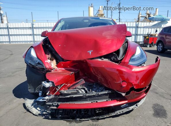 7SAYGDEE3RF074525 2024 TESLA MODEL Red Vista frontal