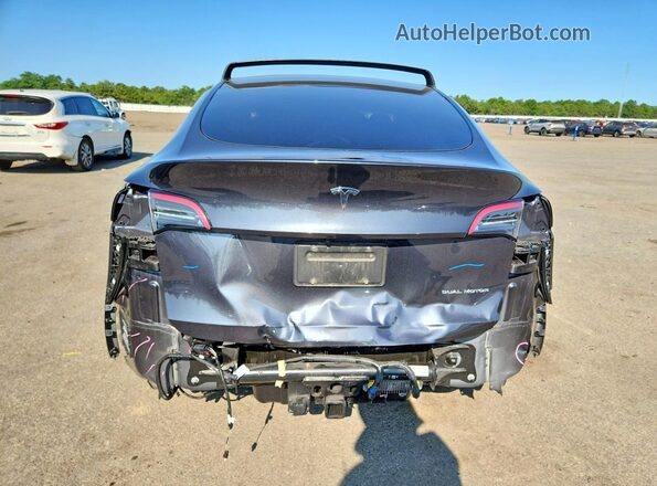 7SAYGDEE3RF163818 2024 TESLA MODEL Gray Vista trasera