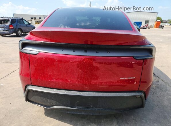 7SAYGDEE3TA457241 2026 TESLA MODEL Red Հետևի տեսք