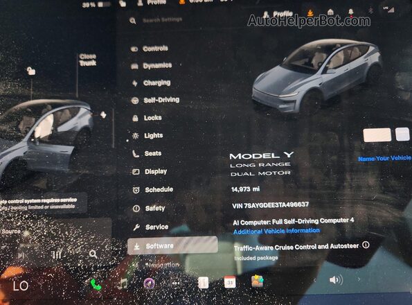 7SAYGDEE3TA496637 2026 TESLA MODEL Blue 