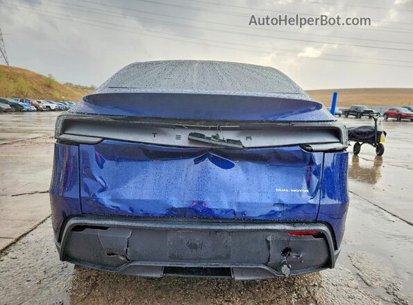 7SAYGDEE3TF440376 2026 TESLA MODEL Blue Հետևի տեսք