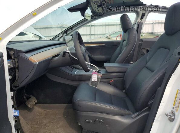 7SAYGDEE4NA012476 2022 TESLA MODEL White Вид салону спереду