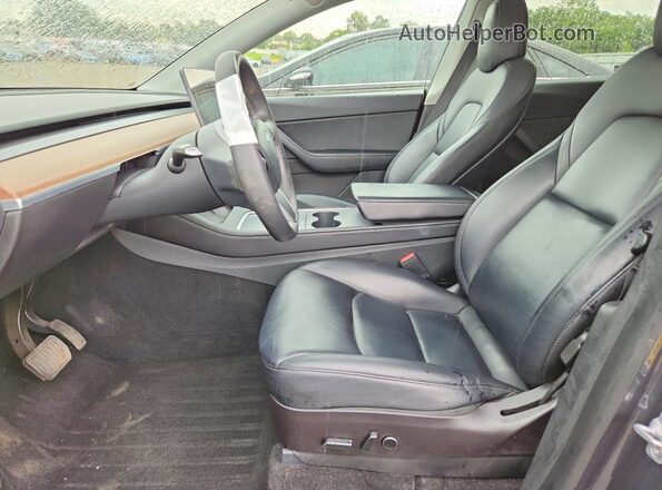 7SAYGDEE4NF338751 2022 TESLA MODEL Gray Вид салону спереду