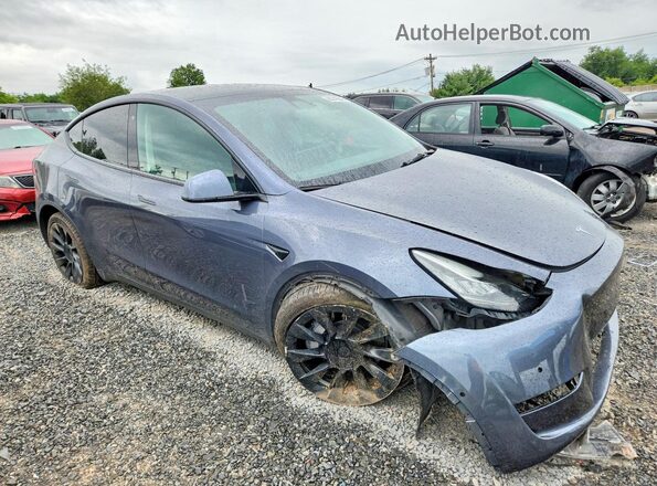 7SAYGDEE4NF338751 2022 TESLA MODEL Gray Передня права чверть