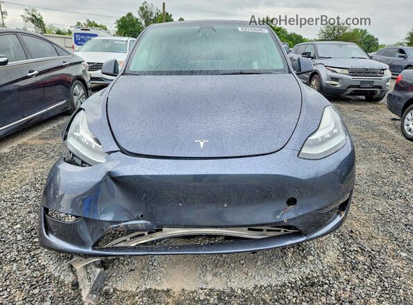 7SAYGDEE4NF338751 2022 TESLA MODEL Gray Вид спереду