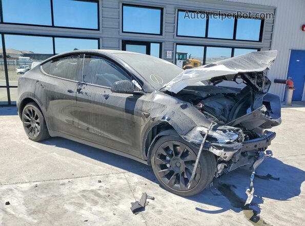 7SAYGDEE4NF346316 2022 TESLA MODEL Black წინა მარჯვენა