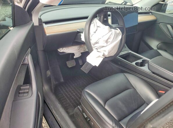 7SAYGDEE4NF346316 2022 TESLA MODEL Black წინა პანელის ხედი