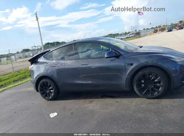 7SAYGDEE4NF367523 2022 TESLA MODEL Y Gray Սարքավորումների վահանակի տեսք