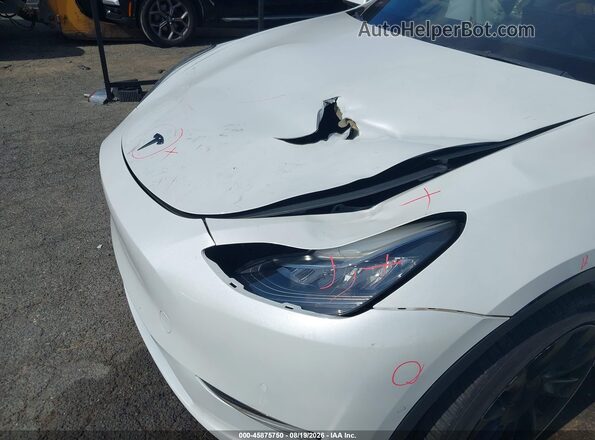 7SAYGDEE4NF435920 2022 TESLA MODEL Y White Vista frontal