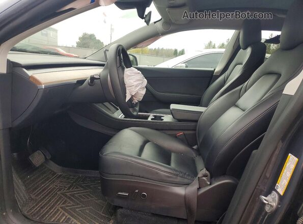 7SAYGDEE4NF504945 2022 TESLA MODEL Gray Widok wnętrza z przodu