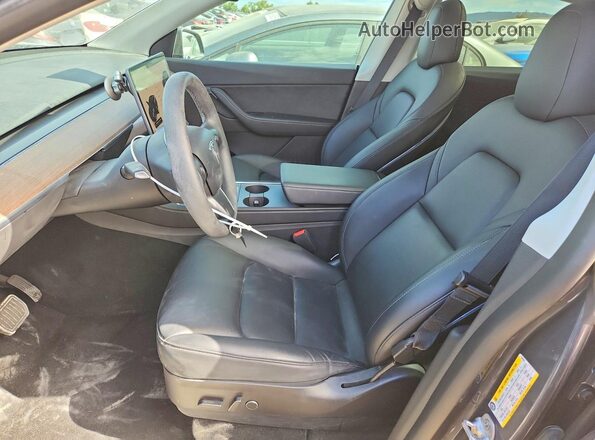 7SAYGDEE4NF509501 2022 TESLA MODEL Угольный Вид салона спереди