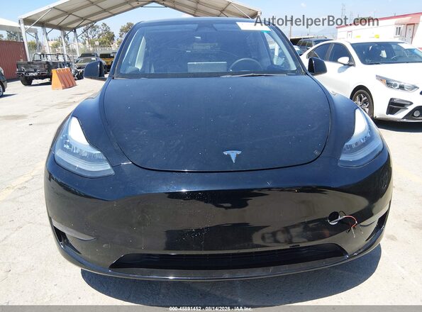 7SAYGDEE4PA079159 2023 TESLA MODEL Y Black Widok zestawu wskaźników