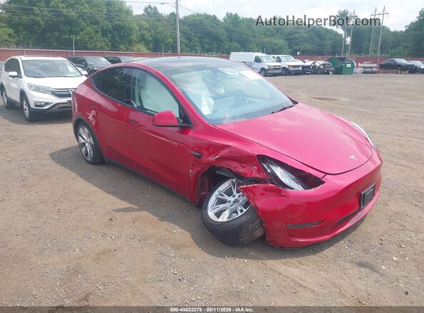 7SAYGDEE4PA116565 2023 TESLA MODEL Y Red Դիմացի տեսք