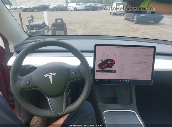 7SAYGDEE4PA116565 2023 TESLA MODEL Y Red 